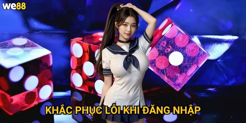Đăng nhập We88 gặp lỗi thì xử lý như thế nào? 3 Khắc phục lỗi khi đăng nhập
