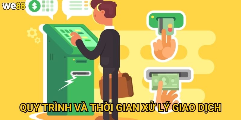 Nạp tiền We88 có những phương thức nào an toàn và nhanh chóng? 3 Quy trình và thời gian xử lý giao dịch